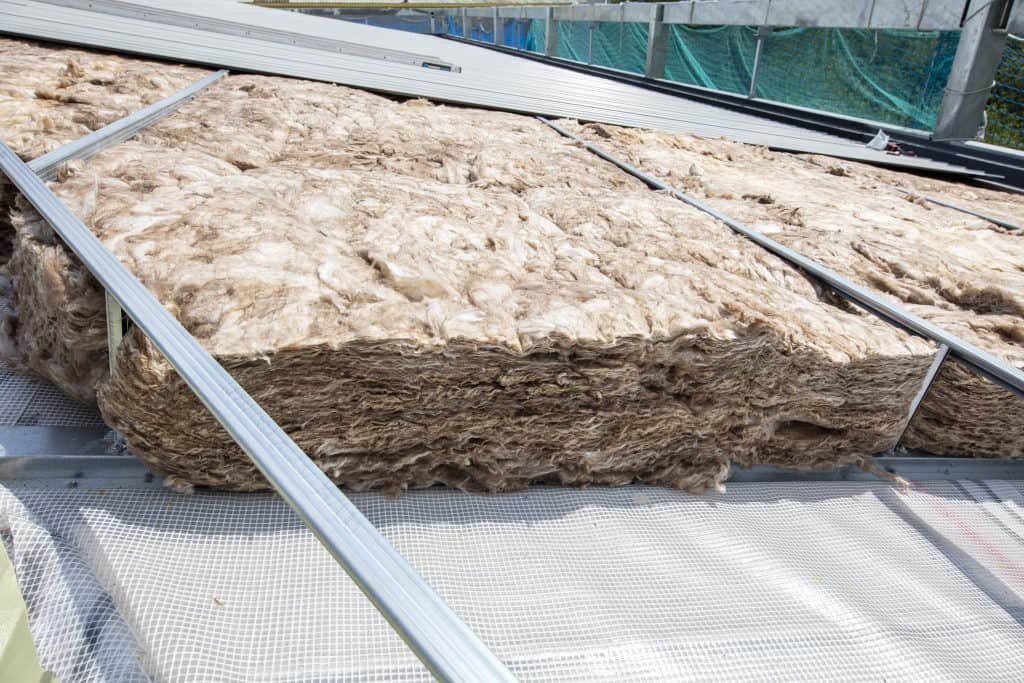 Roof insulation at Inventa
