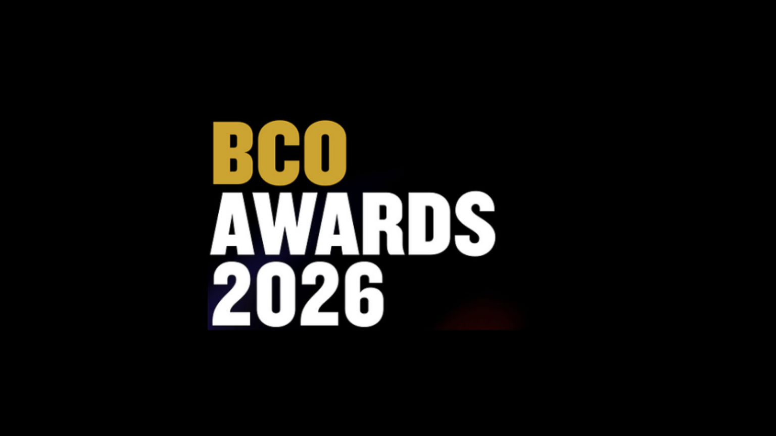 BCO National Awards Dinner - 6 October 2026 - Willmott Dixon Interiors