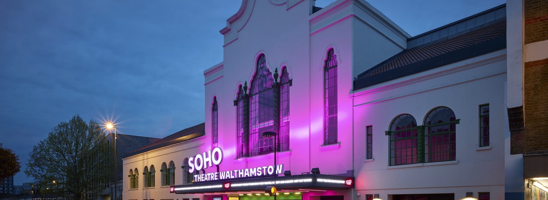 The new Soho Theatre Walthamstow, London. Photograph by David Levene 18/4/25