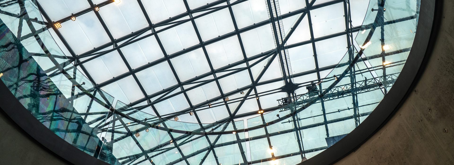 WDI - Interior view of the new glass roof at National Maritime Museum
